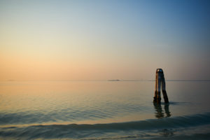 Sonnenuntergang, Die Lagune von Venedig 7