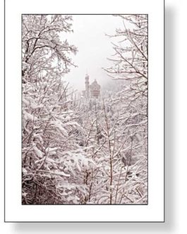 Schloss Neuschwanstein im Winter 9 F5 Framed Bilder