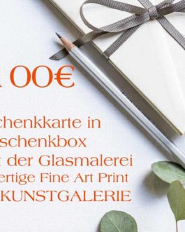 100 Euro Rot Geschenkkarte in Geschenkbox