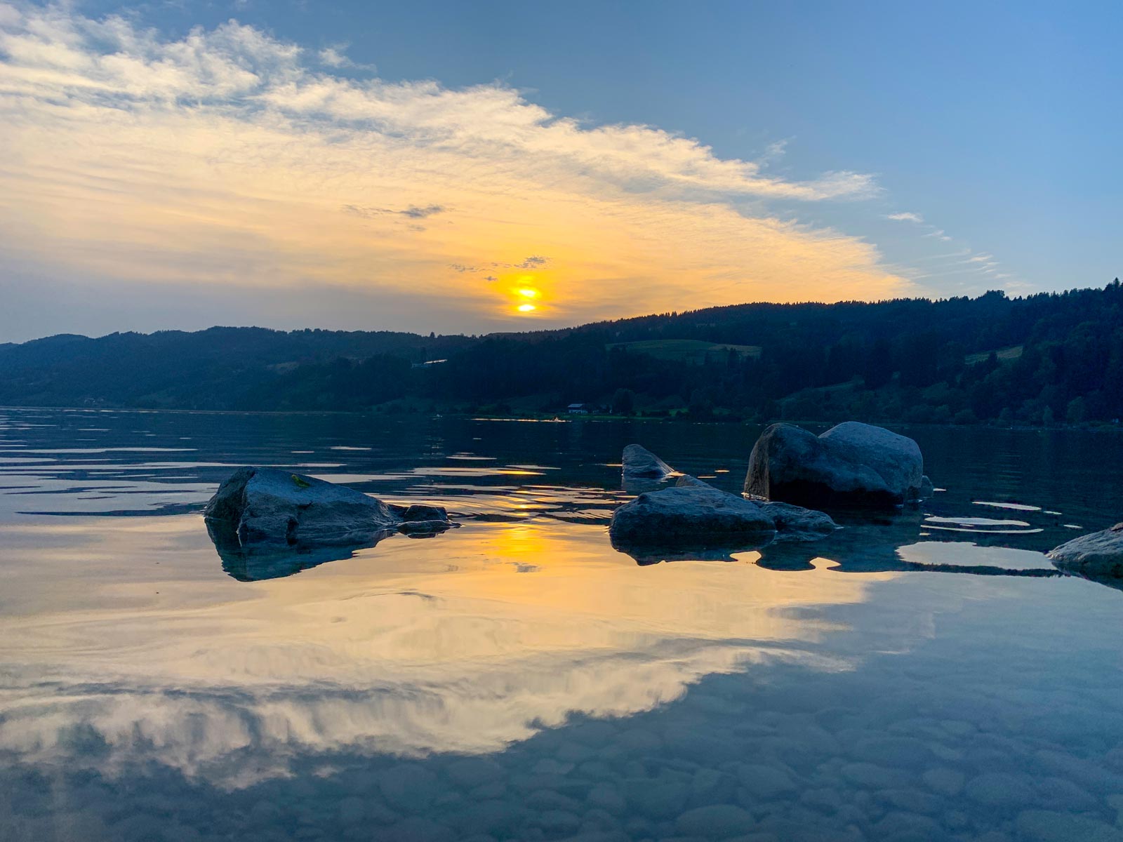 Abendstimmung am Alpsee