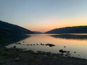 Großer Alpsee Sonnenuntergang