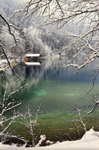 Winterlandschaft, Alpsee