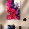 elegant wall art on acrylic glass