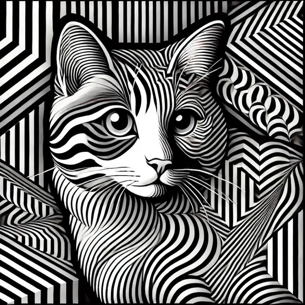 Optische Katzenillusion