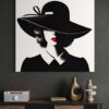 black and white wall art