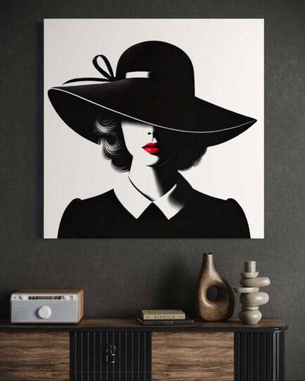 black and white wall art