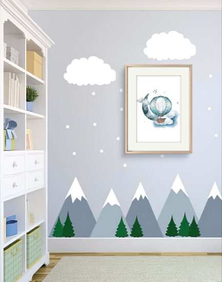 blue design for kids room