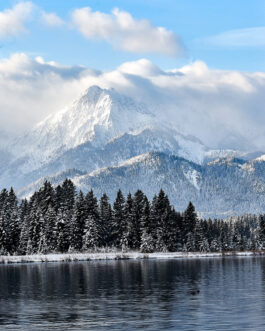 Winterzauber am Weißensee – Hahnemühle Bamboo