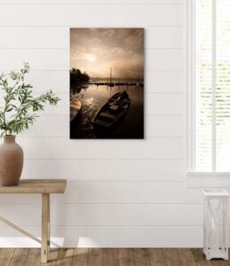 Boote im stillen Licht