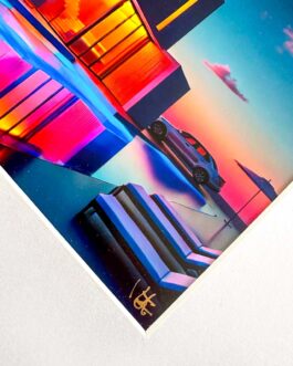 Sonnenuntergangs-Villa – Hahnemühle Photo Pearl 310 Papier
